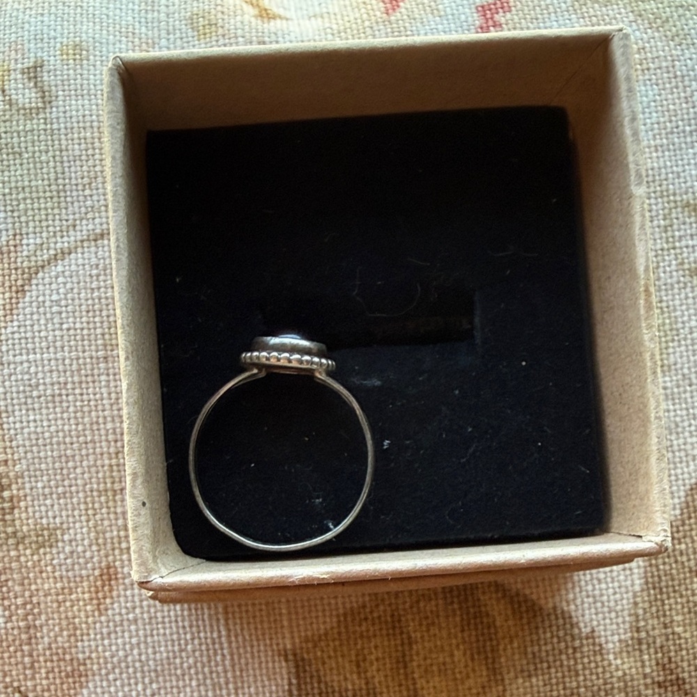 Red Sterling Ring - image 2